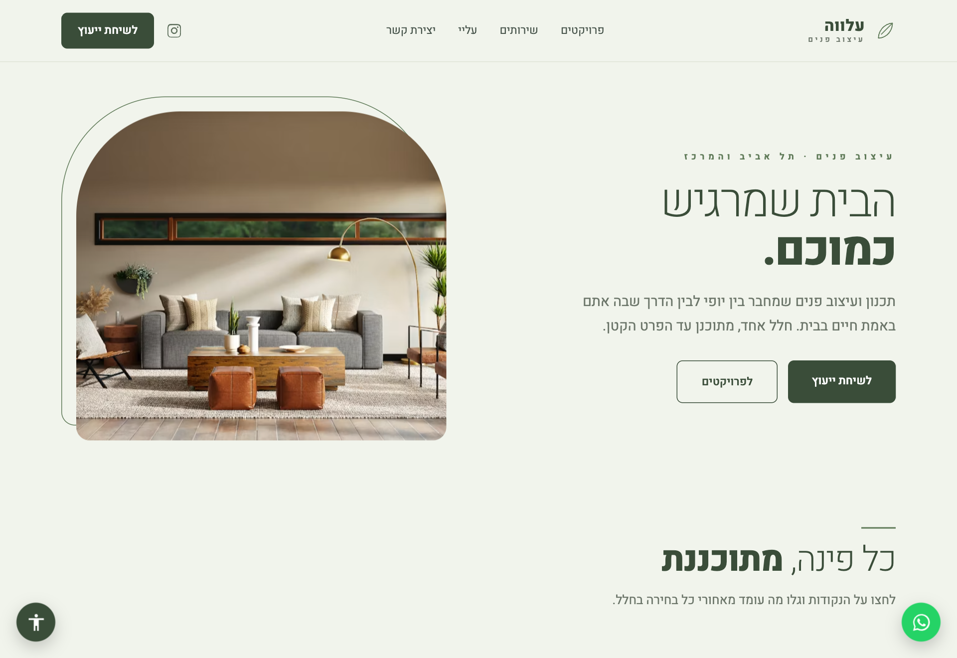 עיצוב פנים
